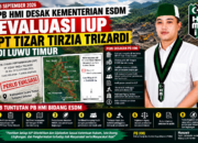 PB HMI Desak Kementerian ESDM Evaluasi IUP PT Tizar Tirzia Trizardi di Luwu Timur