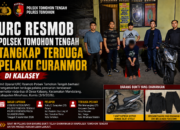 URC Resmob Polsek Tomohon Tengah Tangkap Terduga Pelaku Curanmor di Kalasey