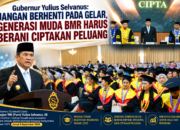 Gubernur Yulius Selvanus: Jangan Berhenti pada Gelar, Generasi Muda BMR Harus Berani Ciptakan Peluang