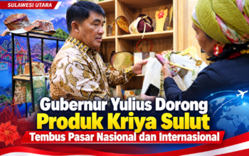 Gubernur Yulius Dorong Produk Kriya Sulut Tembus Pasar Nasional dan Internasional
