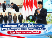 Gubernur Yulius Selvanus Lantik Pengurus FKUB Sulut 2026–2031, Ajak Jaga Harmoni Sosial
