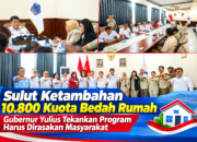 Sulut Ketambahan 10.800 Kuota Bedah Rumah, Gubernur Yulius Tekankan Program Harus Dirasakan Masyarakat