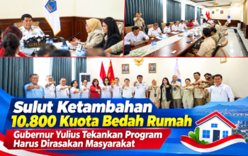 Sulut Ketambahan 10.800 Kuota Bedah Rumah, Gubernur Yulius Tekankan Program Harus Dirasakan Masyarakat