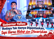 Gubernur Yulius: Budaya Tak Hanya Dipentaskan, tapi Harus Hidup dan Diwariskan
