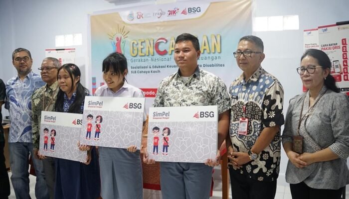 Wujudkan Akses Keuangan Inklusif, OJK dan Bank SulutGo Gelar GENCARKAN Bagi Siswa Disabilitas di Manado