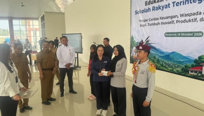 BSG Dan OJK Bersinergi Dorong Inklusi Keuangan Sejak Dini Di SRT Boalemo