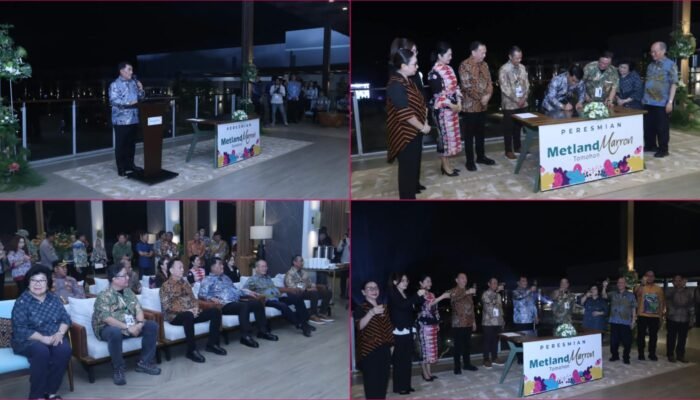 Gubernur Yulius Resmikan Hotel Metland Marron, Tomohon Perkuat Infrastruktur Pariwisata