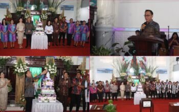 HUT ke-13 Jemaat GMIM Kakaskasen Eben Haezer, Wali Kota Tomohon Ajak Jemaat Perkuat Pelayanan dan Kepedulian Lingkungan