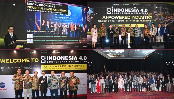 APKOMINDO dan APTIKNAS Dukung The 8th Indonesia 4.0 Conference & Expo 2026, Dorong Adopsi AI dan Transformasi Industri Nasional