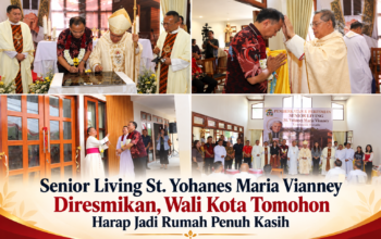 Senior Living St. Yohanes Maria Vianney Diresmikan, Wali Kota Tomohon Harap Jadi Rumah Penuh Kasih