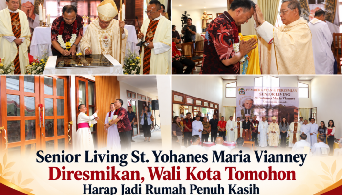 Senior Living St. Yohanes Maria Vianney Diresmikan, Wali Kota Tomohon Harap Jadi Rumah Penuh Kasih