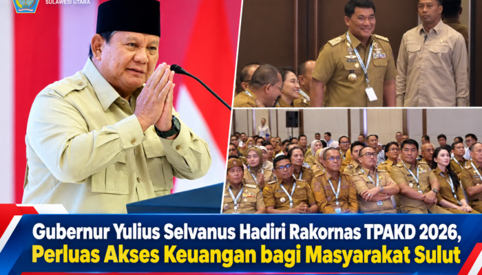 Gubernur Yulius Selvanus Hadiri Rakornas TPAKD 2026, Perluas Akses Keuangan bagi Masyarakat Sulut