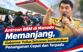 Antrean BBM di Manado Memanjang, Gubernur Yulius Selvanus Instruksikan Penanganan Cepat dan Terpadu