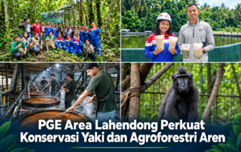 PGE Area Lahendong Perkuat Konservasi Yaki dan Agroforestri Aren
