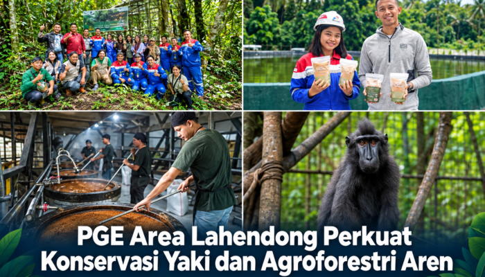 PGE Area Lahendong Perkuat Konservasi Yaki dan Agroforestri Aren