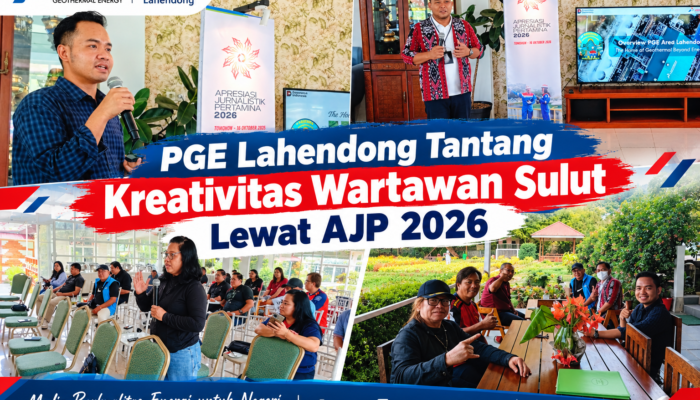PGE Lahendong Tantang Kreativitas Wartawan Sulut Lewat AJP 2026