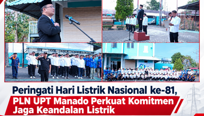 Peringati Hari Listrik Nasional ke-81, PLN UPT Manado Perkuat Komitmen Jaga Keandalan Listrik
